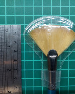 AQUAFINE syntetický vejárovitý štetec, krátka rukoväť, veľkosť: 6